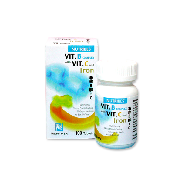 4 nutribes vit.b complex with vit.c and iron100s